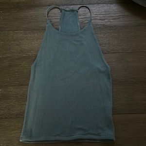 Teal blue tank